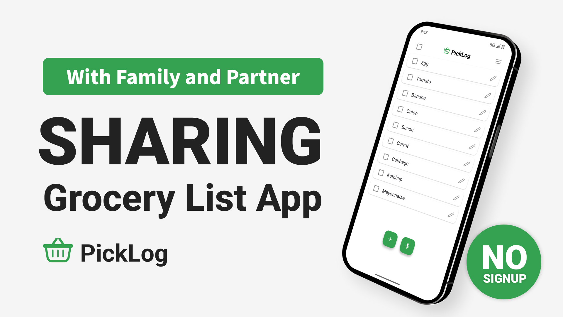 A simple and easy-to-use shopping list app